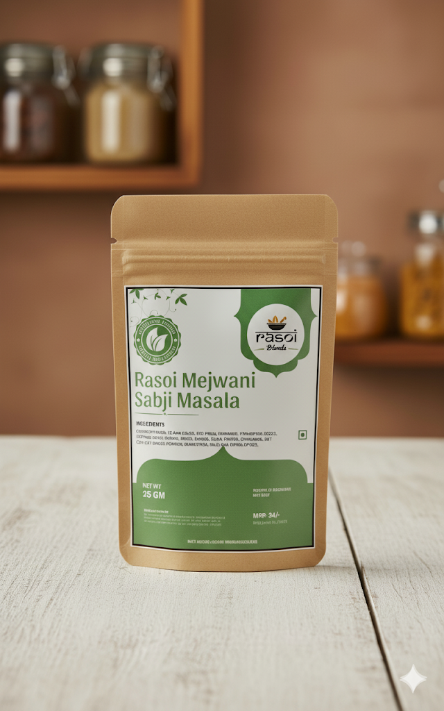 Rasoi Mejwani Sabji Masala | 25g Trial Pack
